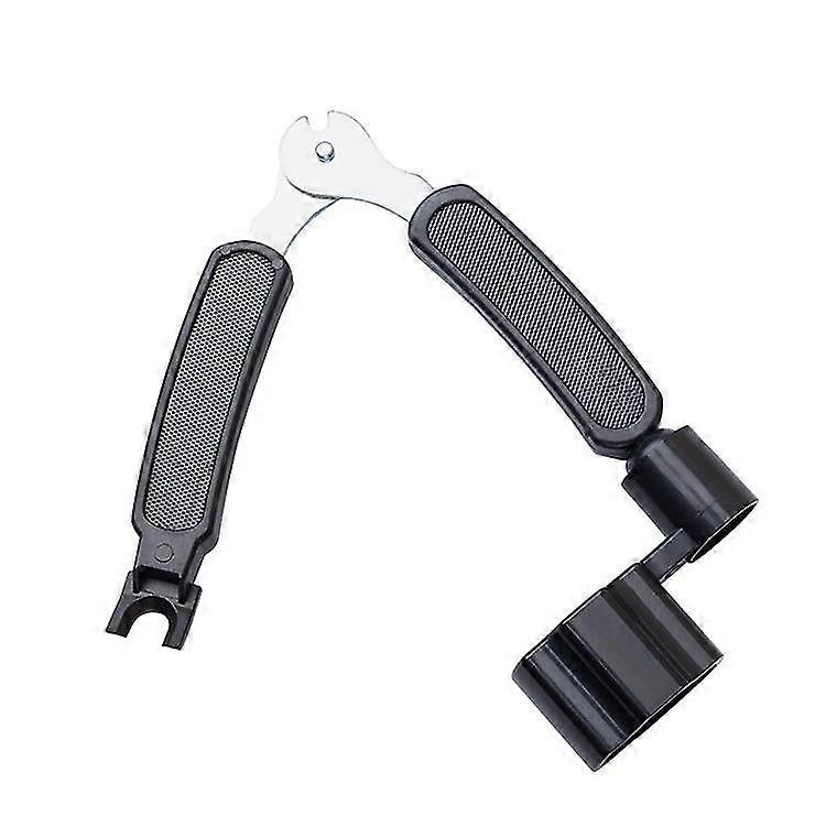 String Cutter, Guitar String Winder Cutter Bridge Pin Puller For Bass Guitar (4pcs, Black)