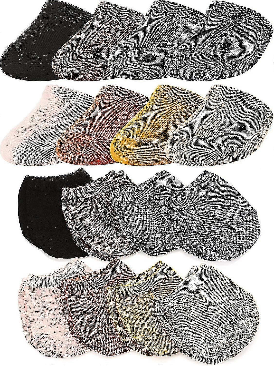 8 Pairs Toe Topper Liner Half Socks Seamless Women's Socks Toe Half Socks