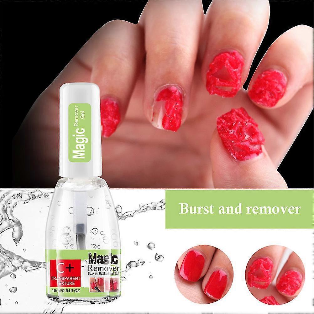 Women's 15ml Fast-Acting Non-Irritating Nail Polish Remover and Nail Oil Cleanser