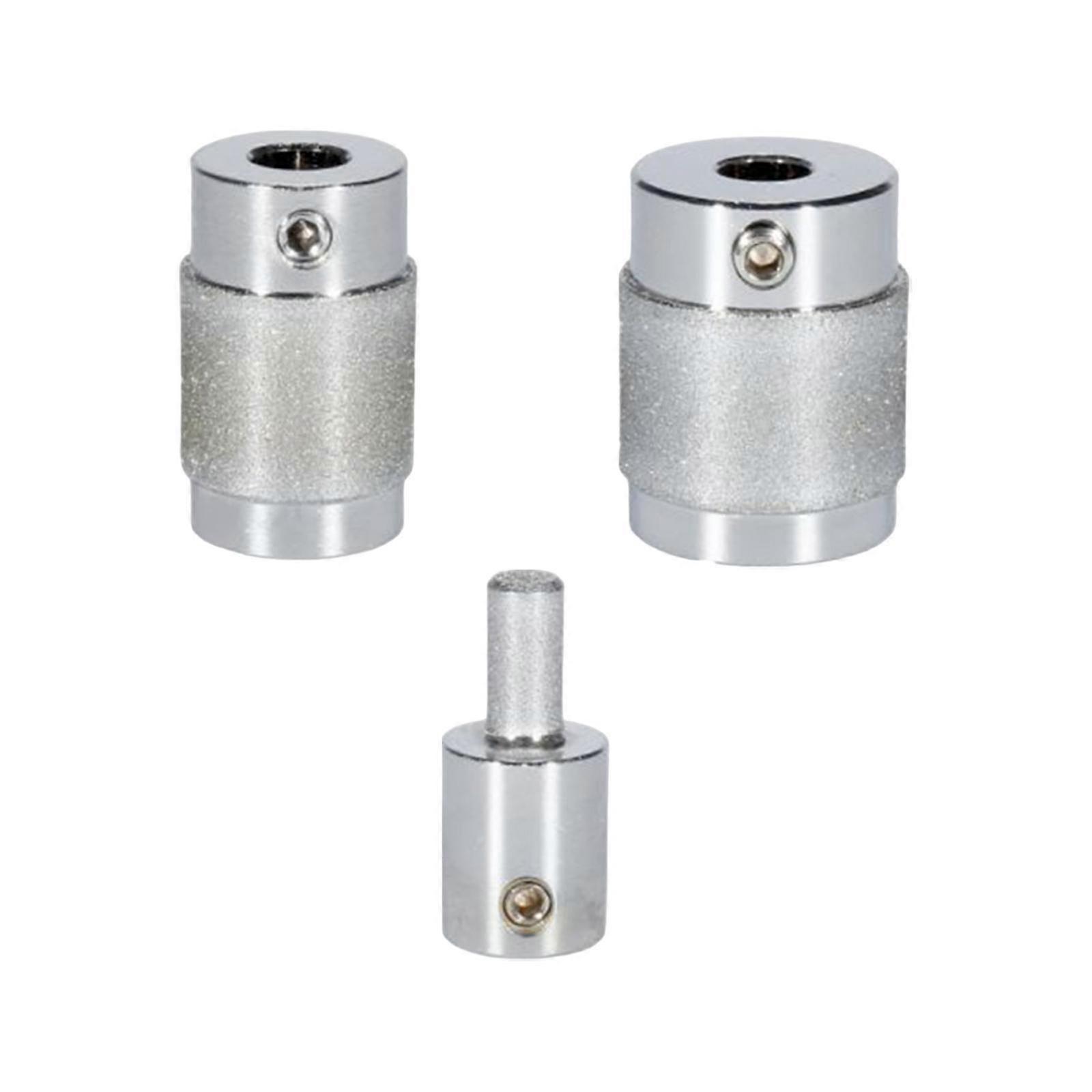 3 Pieces Diamond Grinding Bits Stable Portable for Ceramic Tiles Glass Stone Style A
