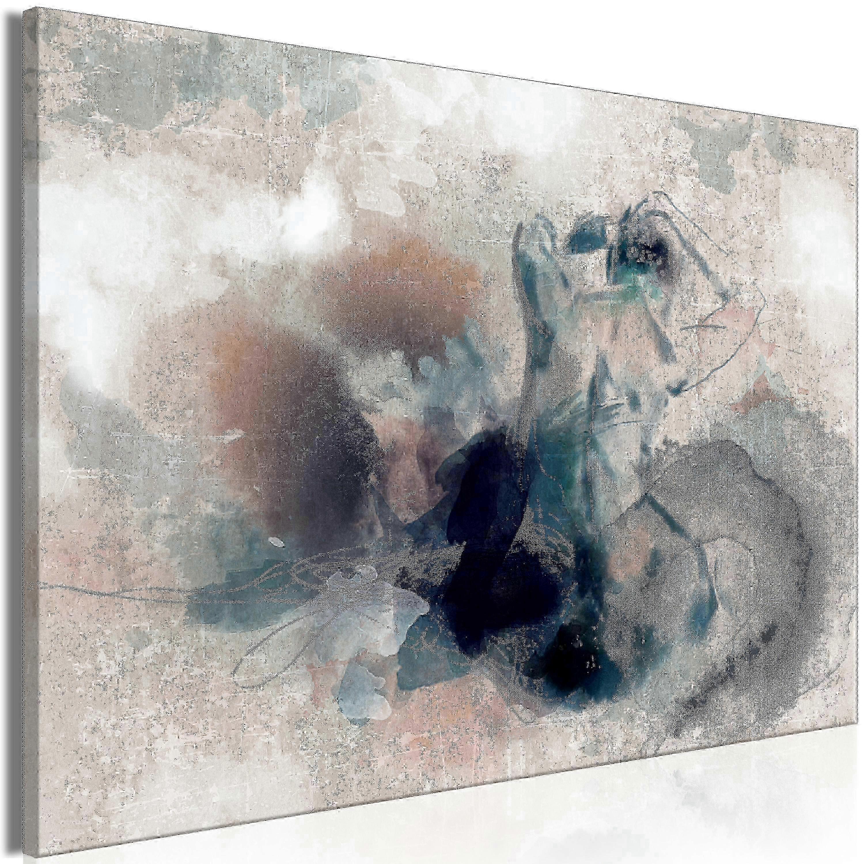 Impression sur toile - Thoughtful en bleu