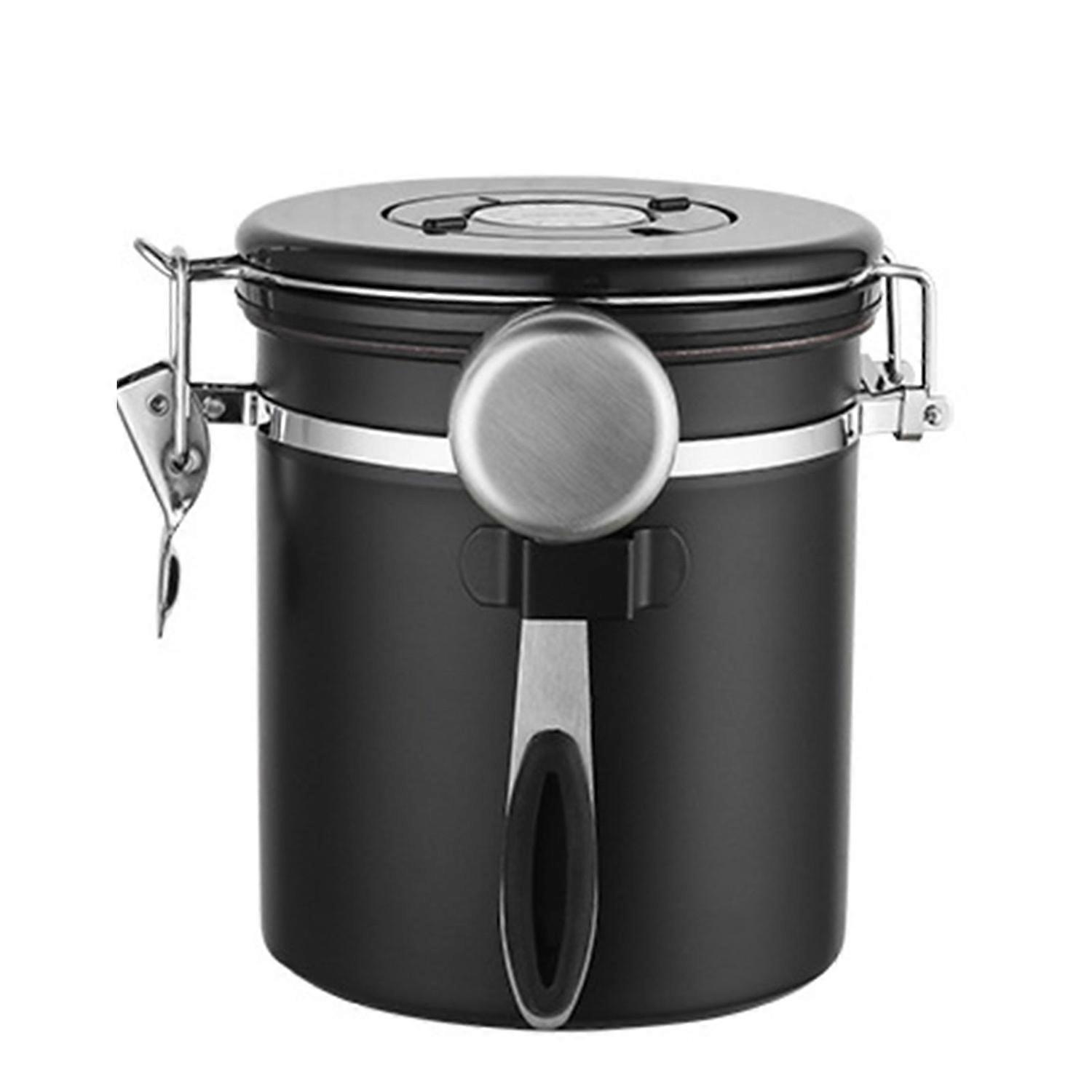 1 Set 1200/1500/1800ml Sealed Jar Large Capacity One Way Co2 Valve Canister Airtight Storage