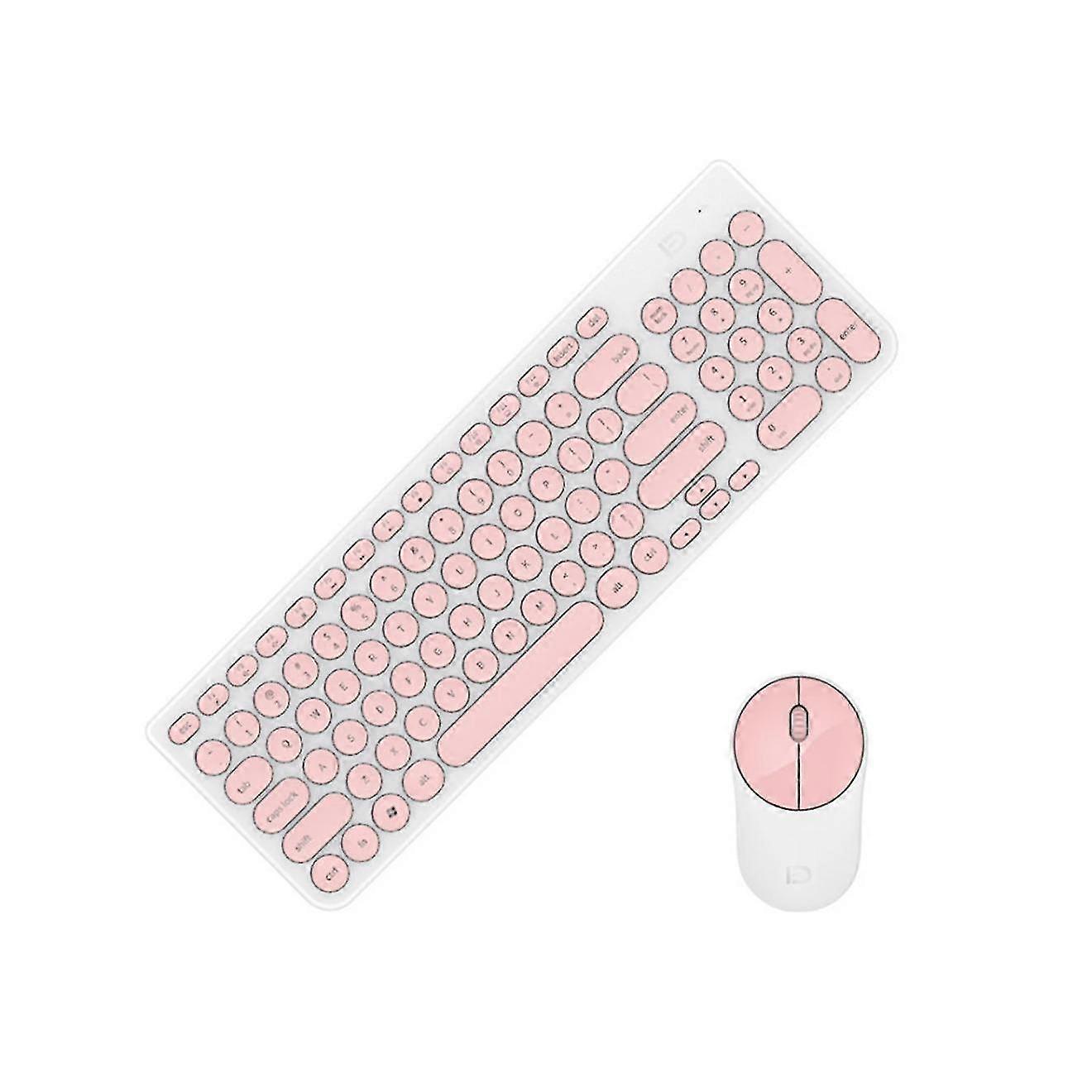 mouse keyboard pink laptop mute wireless desktop