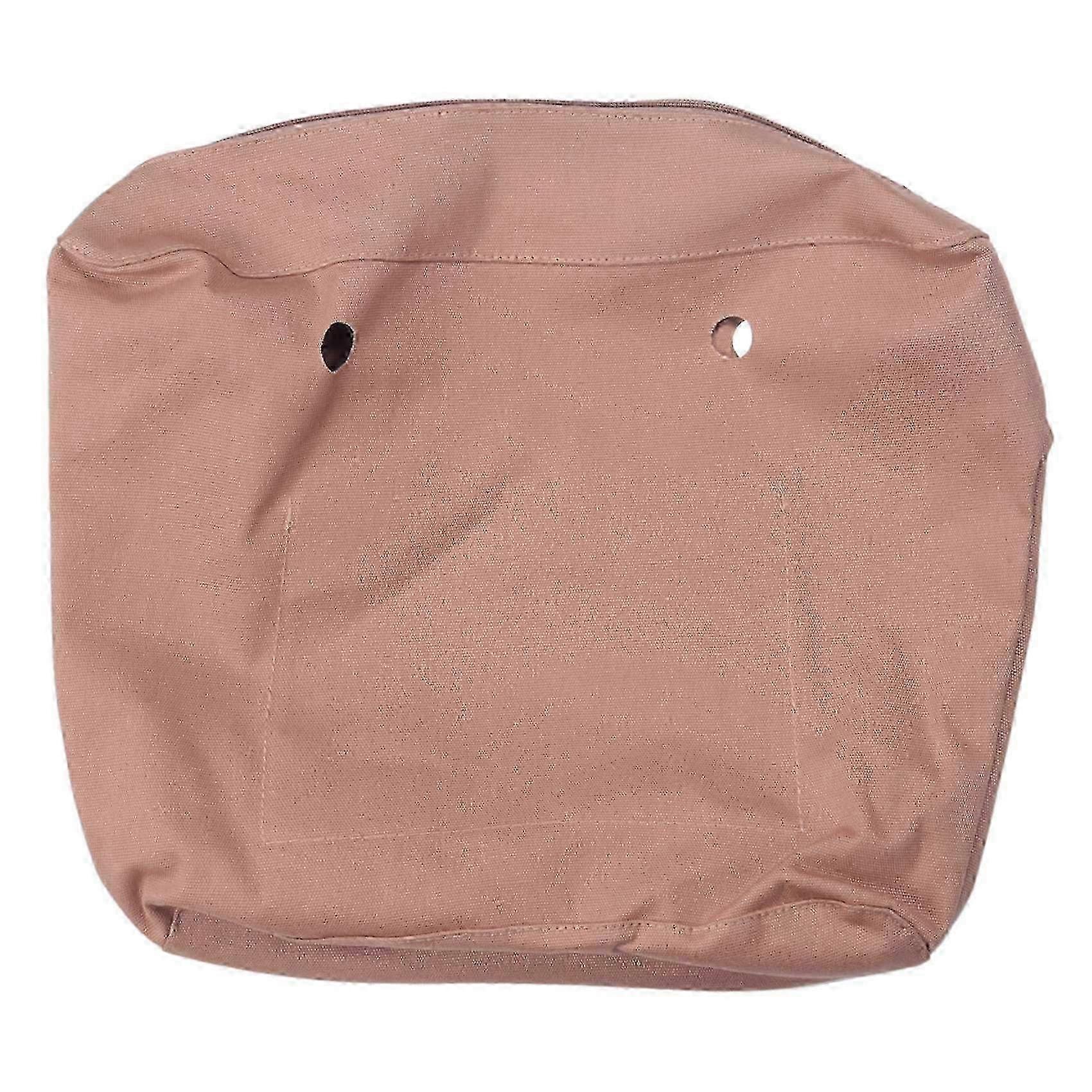Waterproof Solid Canvas Insert Inner Lining Insert Zipper Pocket For Obag O Bag Handbag Bag Khaki
