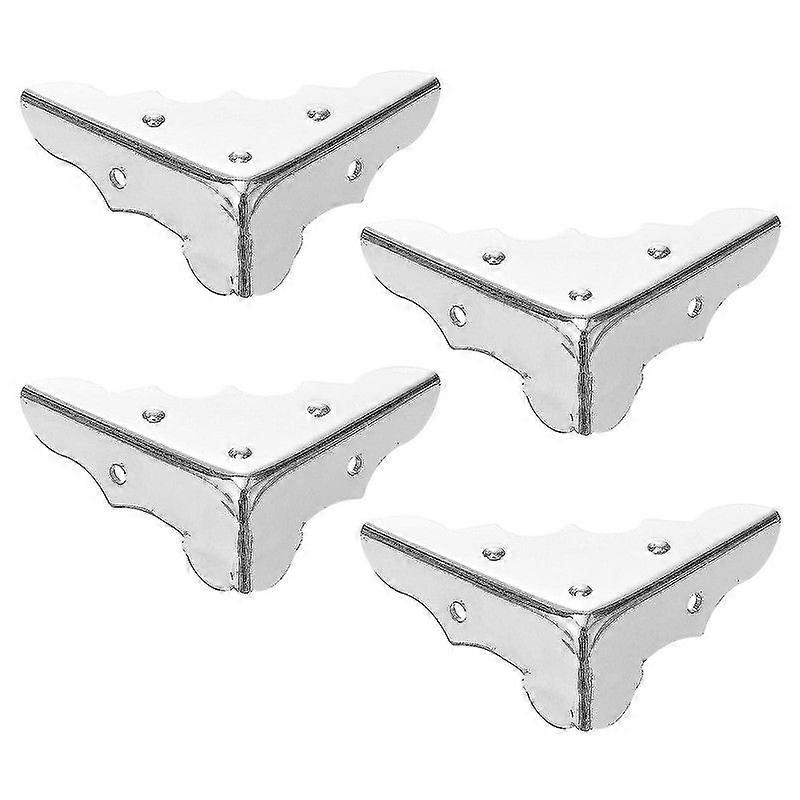 4 Pcs Replacement Metal Guitar Box Corner Protector Guitar Case Corner Deco