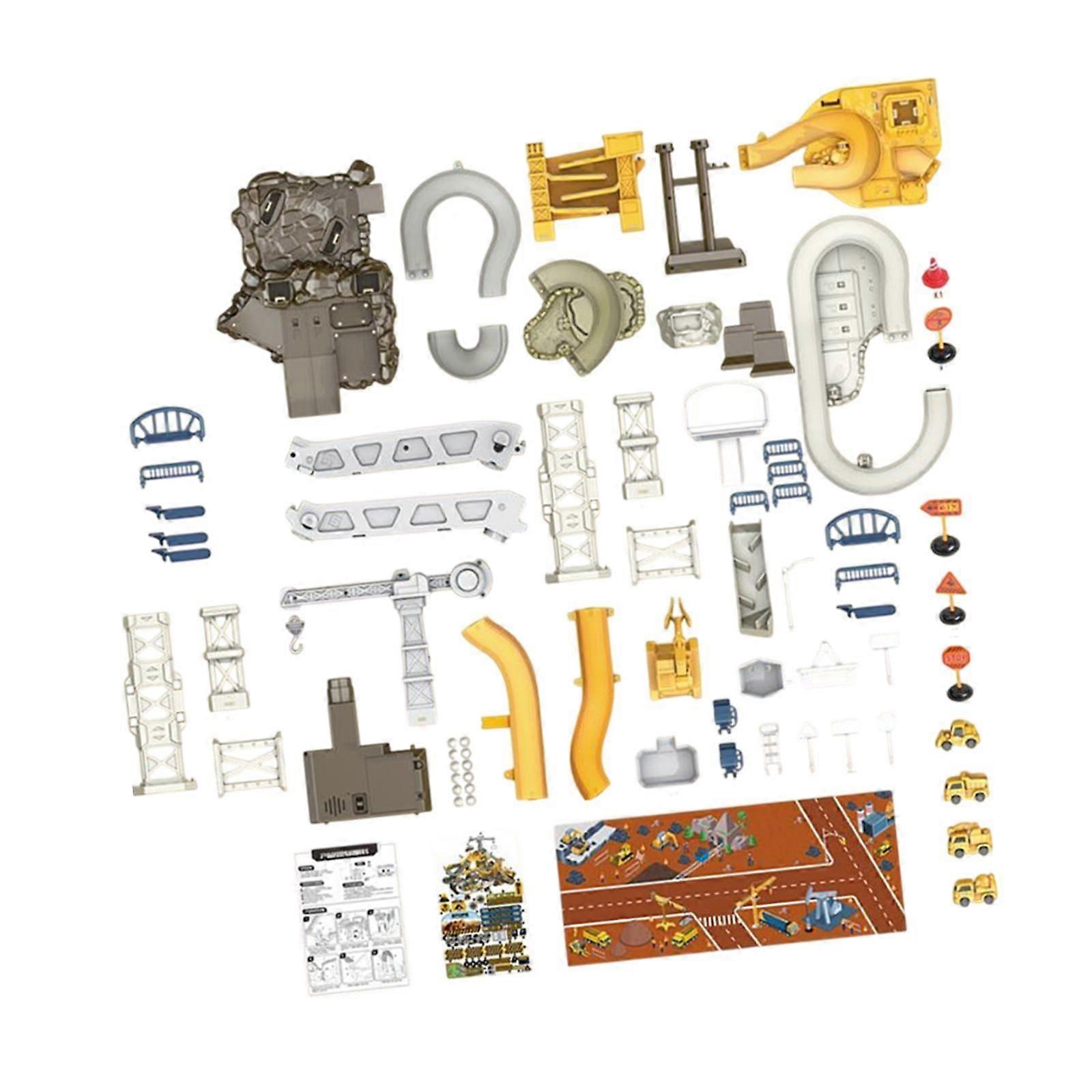 Construction Vehicle Toy Race Car Track Vehicle Playset for 3 4 5 6 Year Old project