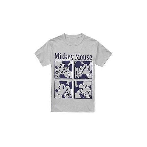 Disney Mens Mickey Mouse Pixelated T-Shirt