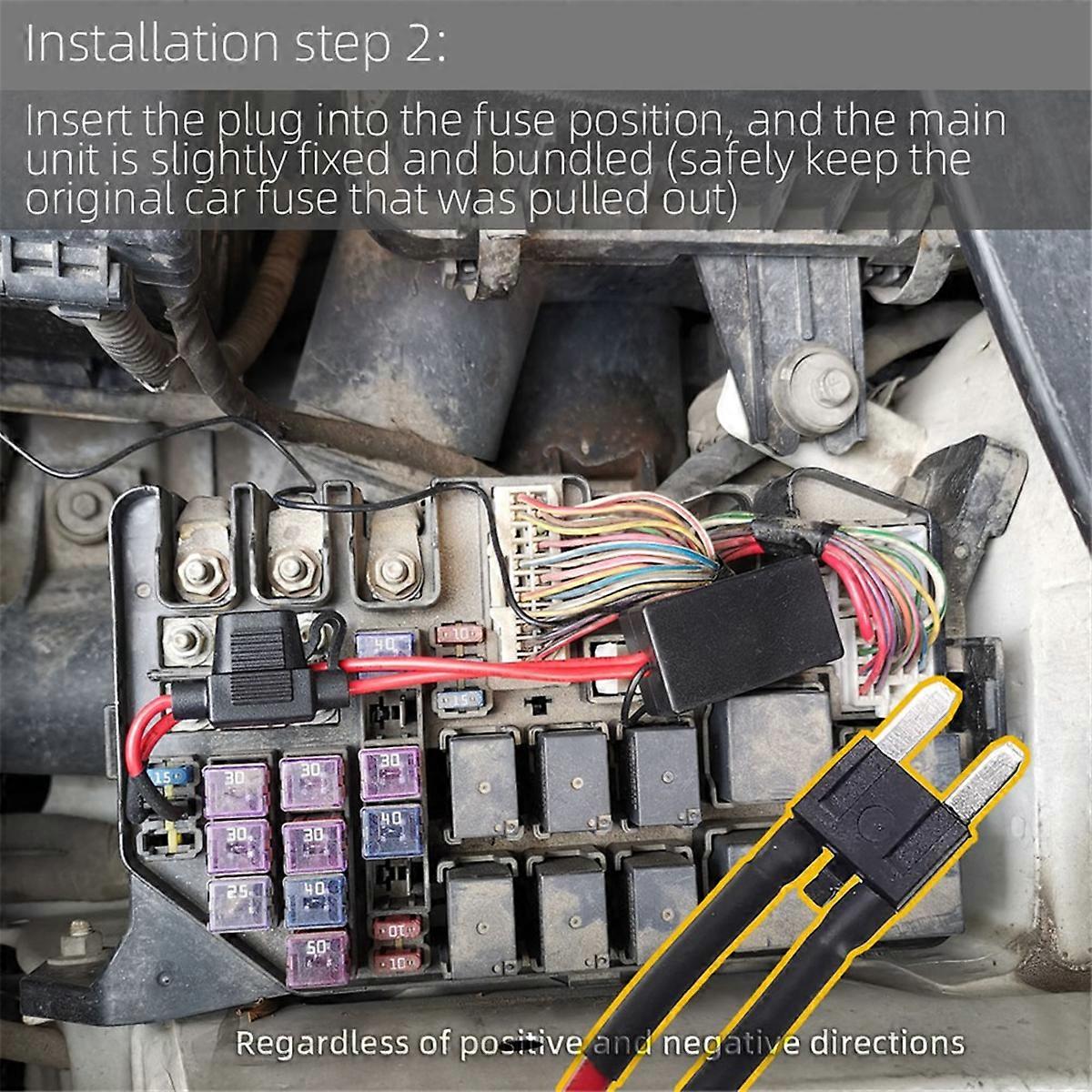 Car Wireless Anti-Theft Motorcycle Hidden Lock System with Cut Tools Alarm Ca K0B8 Circuit Immobili