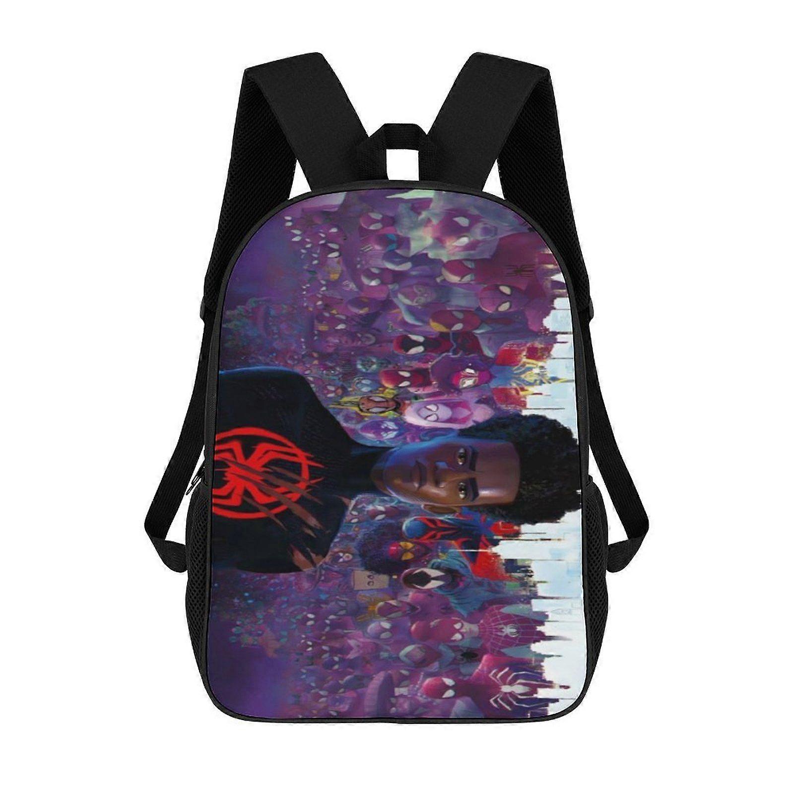 i2318 Miles Morales Backpack Shoulders DaypackBag Work Travel Classic Unisex Backpack kli2318
