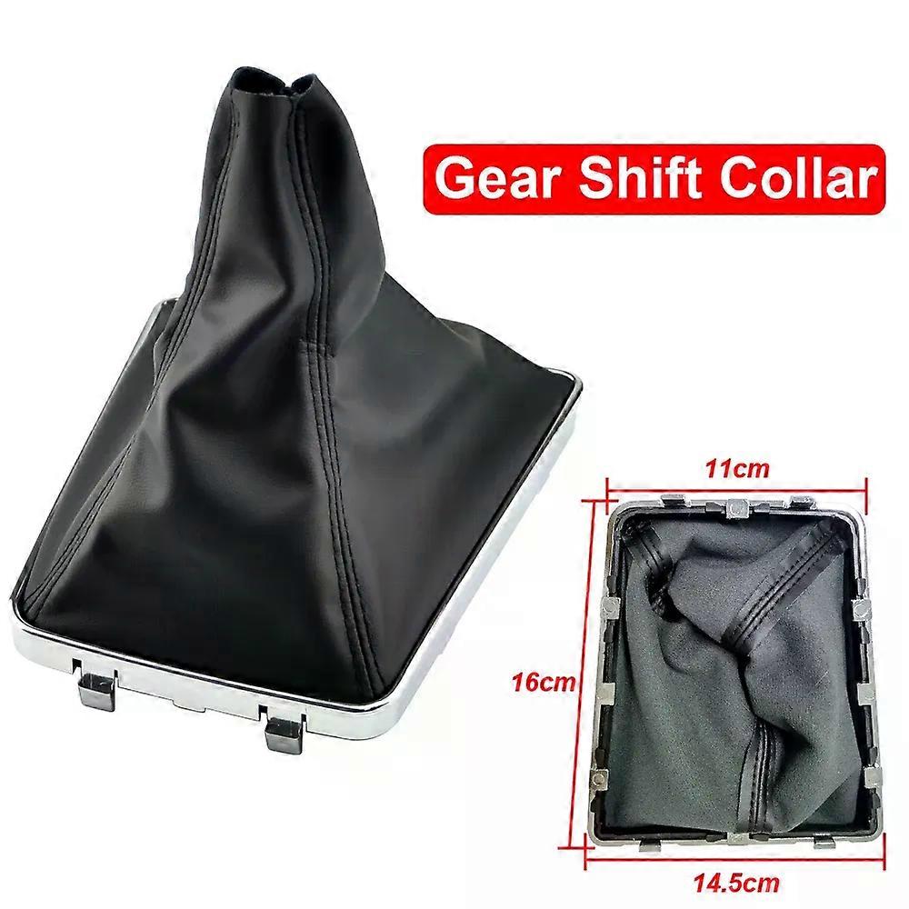 5/6 Speed For Opel ASTRA H Gear Shift Knob Lever Stick Gaiter Boot Parking Handbrake Grips Boot Cover Case Collar Car Styling