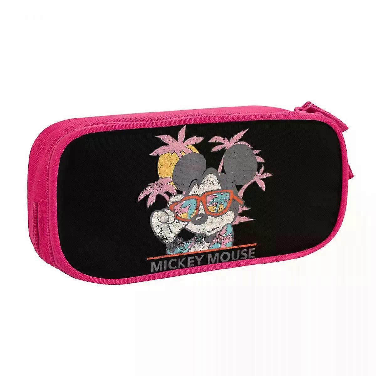 x22 ميكي والأصدقاء ميكي ماوس حقائب أقلام رصاص استوائية متعة القلم مربع حقيبة فتاة صبي سعة كبيرة مكتب هدية أقلام رصاص ffxz22