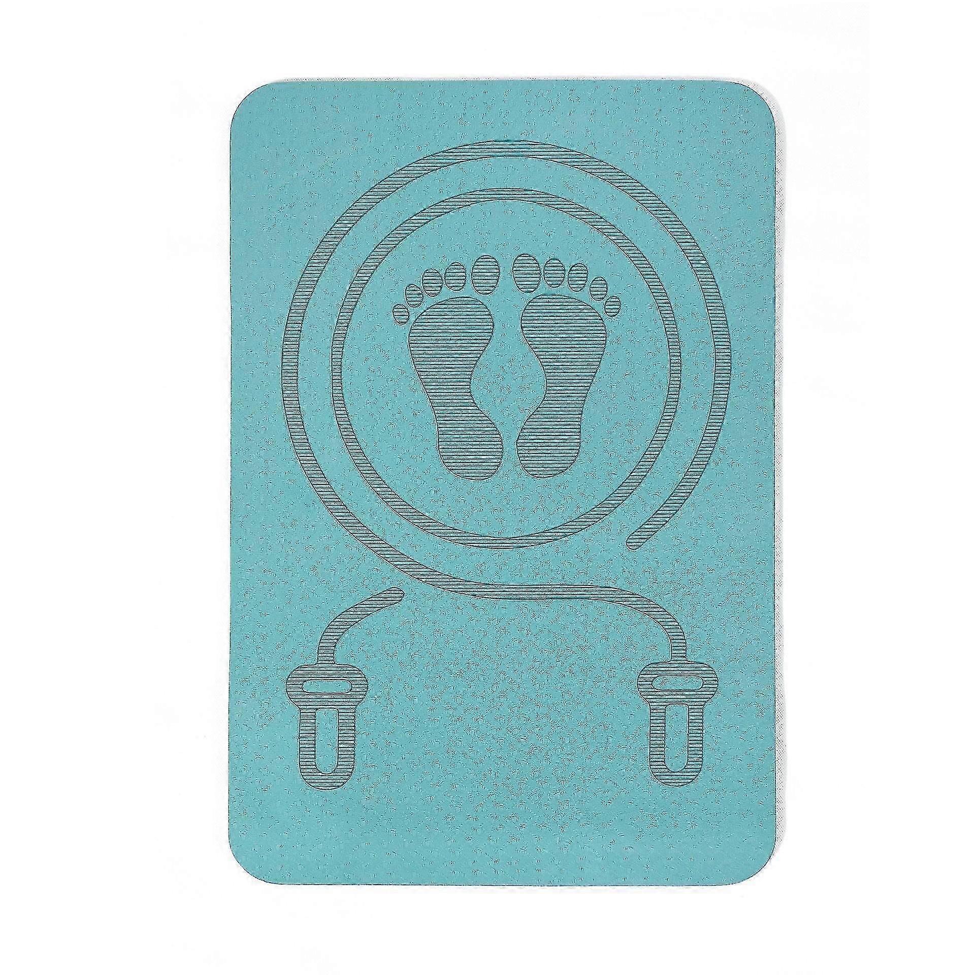 Non Slip Jump Rope Mat 40x60cm Tpe Fitness Exercise Mat For Shock Absorption And Yoga