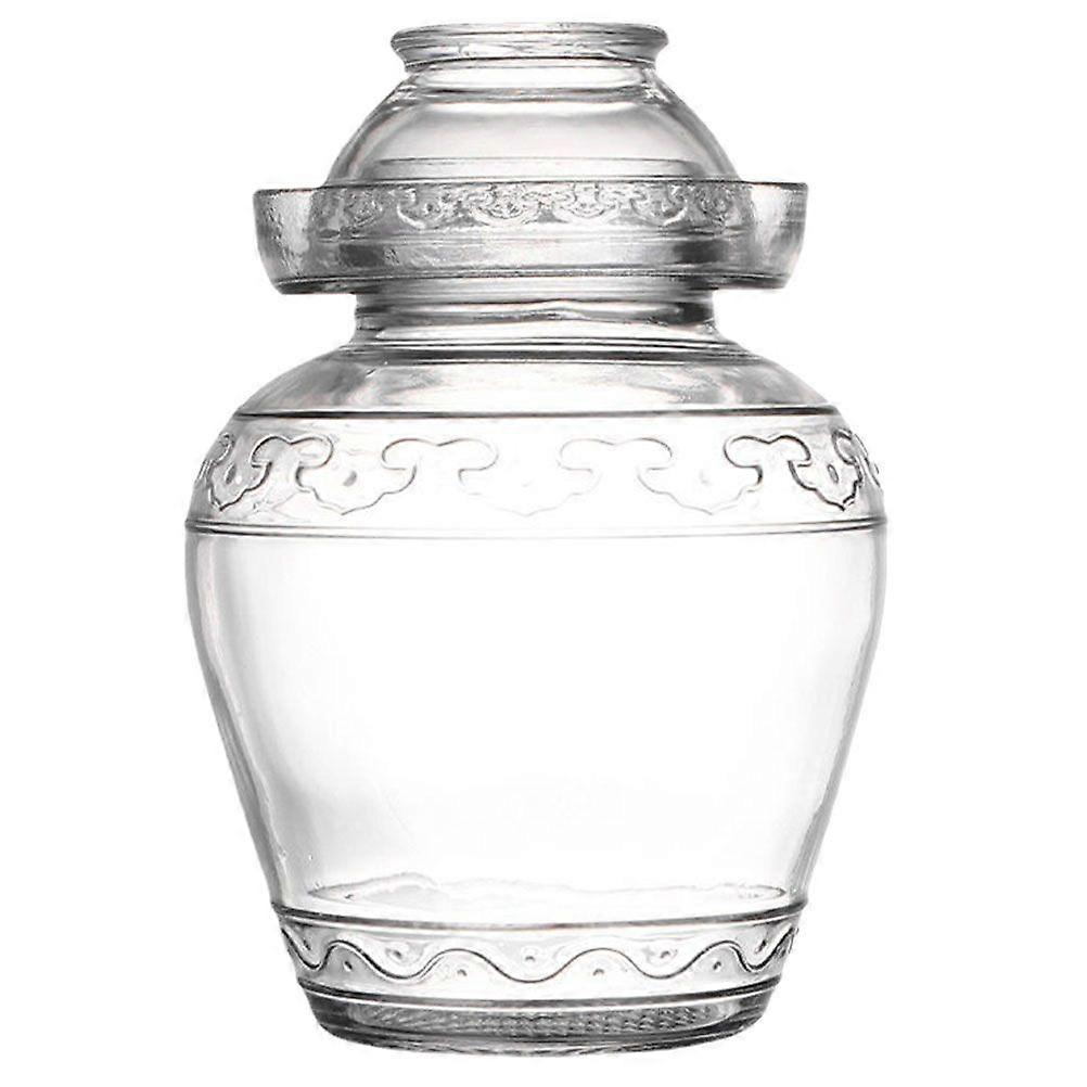 Fermentation Jar Pickle Vegetable Fermentation Tank Fermenting Pickle Clear Container