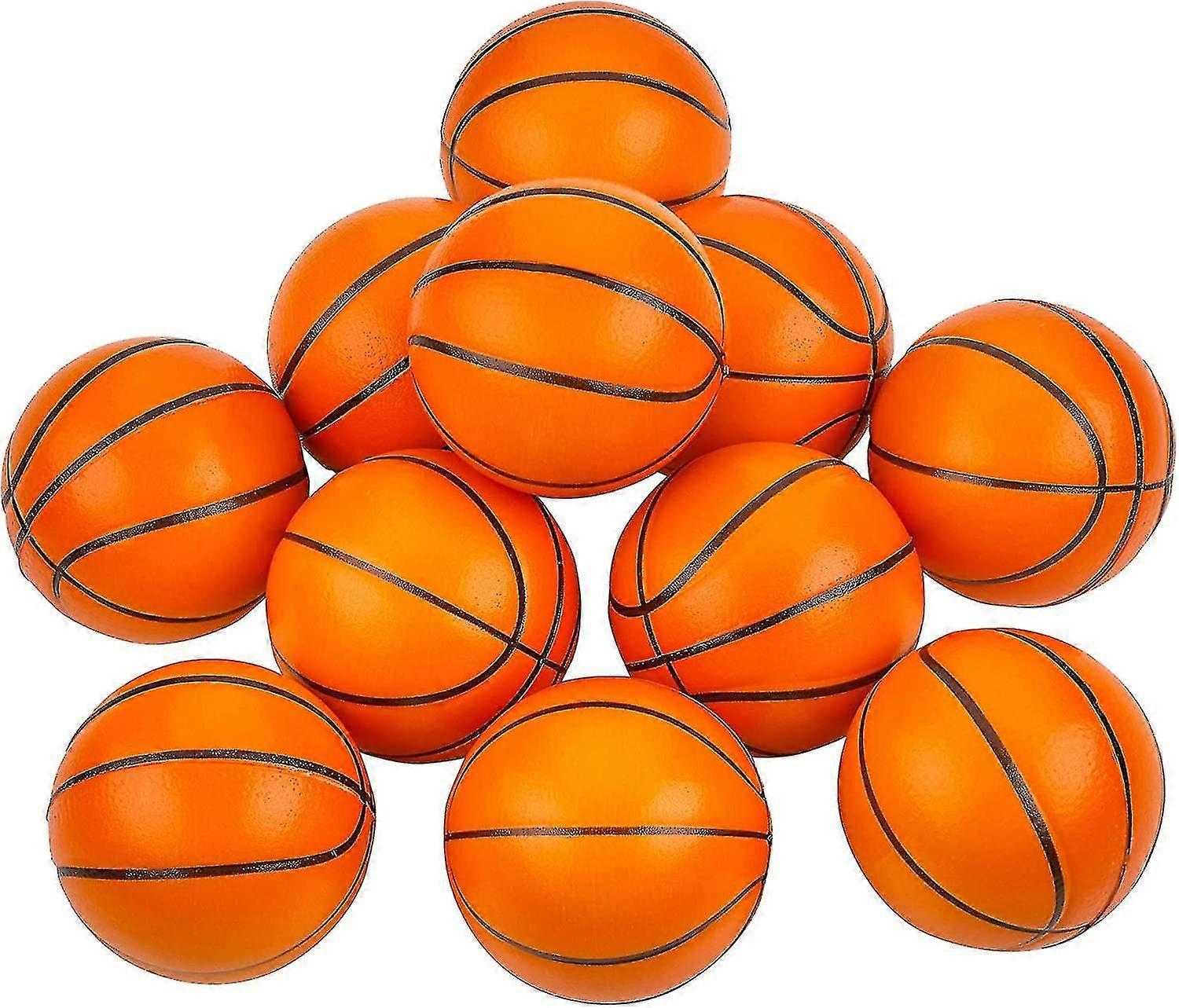 12 Pcs Soft Sponge Foam Sports Balls Mini Basketball For Kids