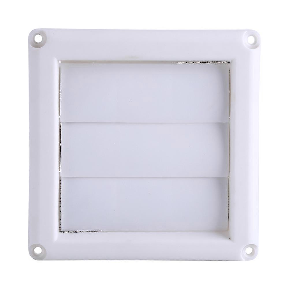 Plastic Air Vent Grille Cover 1515cm with 3 Flaps Wall Duct Ventilation Grill and Insect Net for Home Use