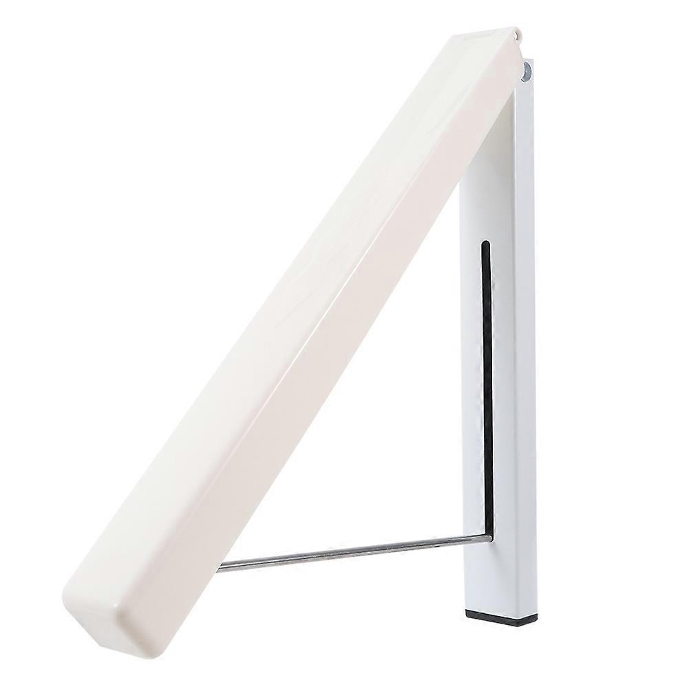 Space-Saving Folding Wall-Mounted Clothes Hanging Rack, Slim Closet Hanger, Laundry Room Organizer