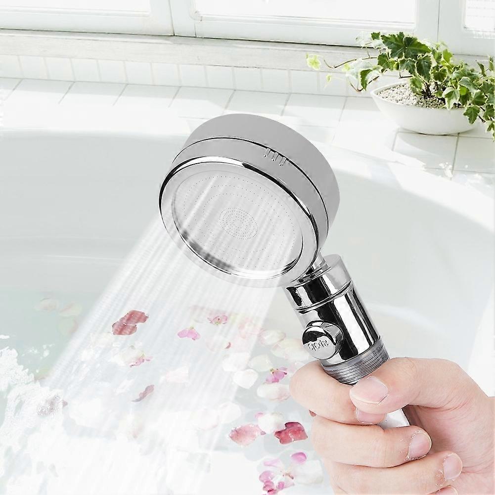 Electroplating ABS Pressurized Shower Head With Filter G1/2' Thread ABS Plastic Bathroom Shower Head
