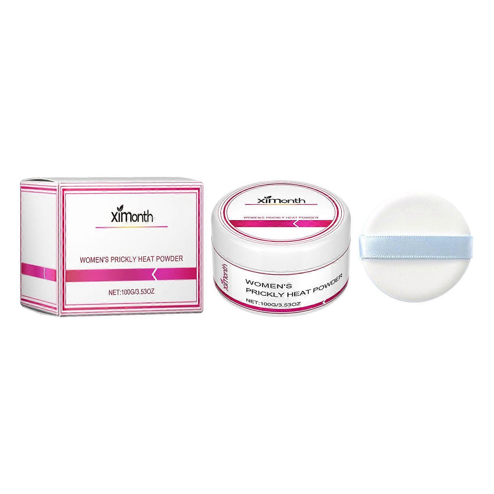 Ximonth Soin de la peau Talc Poudre Respirant Frais Talc Poudre Absorbant la transpiration Respirant Confortable Menthe