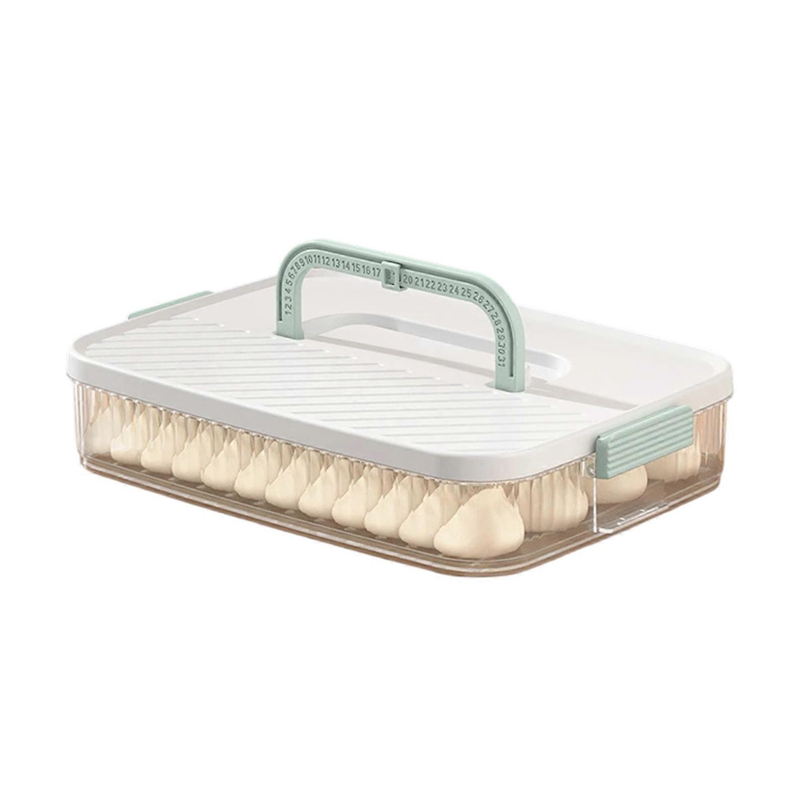 Multi Layer Food Storage Box Stackable Dessert Storage Container With Lids For Easy Organization In Refrigerator