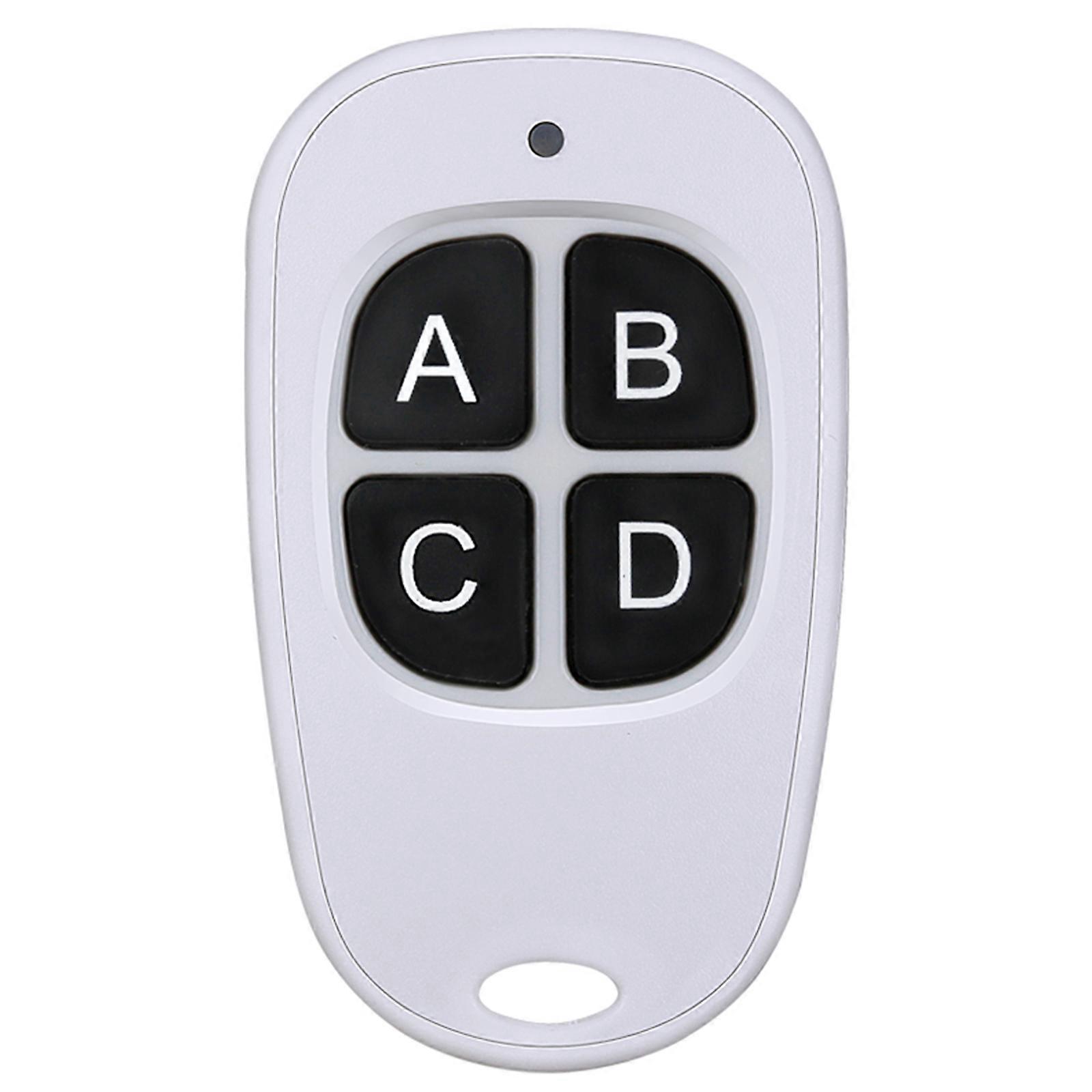 Customizable Self-Learning Code Remote Controller With Extended and Low Voltage for Consumer Electronics  White