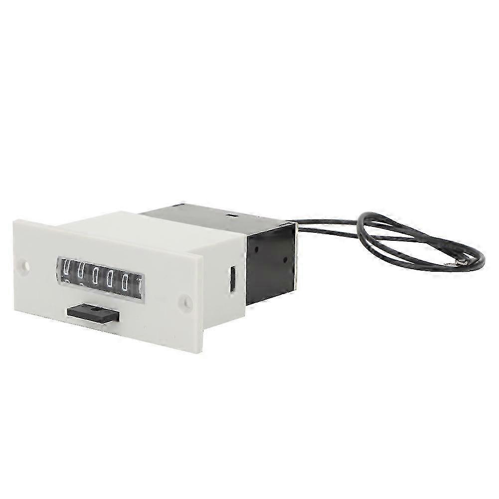 LFC-6 6 Digits 0-999999 Mechanical Electromagnetic Pulse Counter Industrial Totalizer24V
