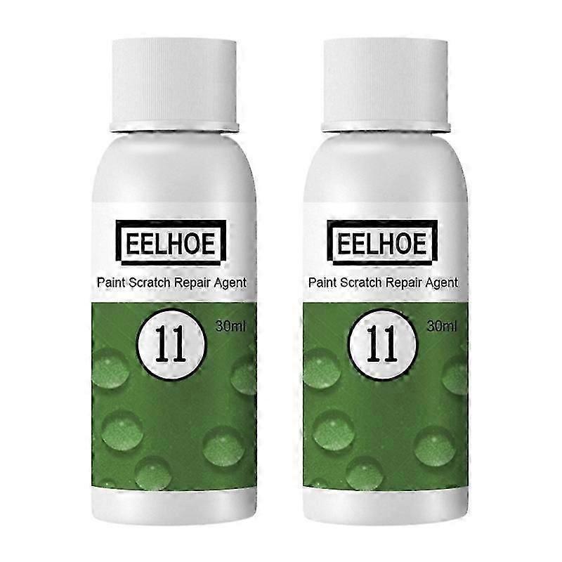 2Pcs HGKJ 11 Car Paint Scratch Repair Polish Remover Quick Restorer Solution