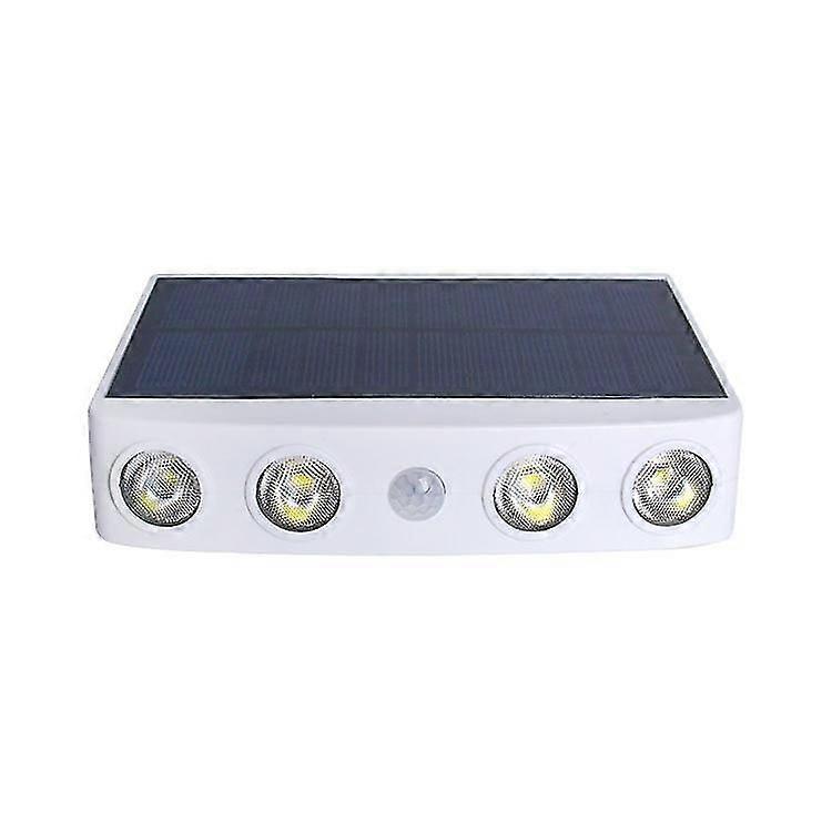 Outdoor Waterproof LED Solar Light with Motion Sensor, 5V, 300MA, White