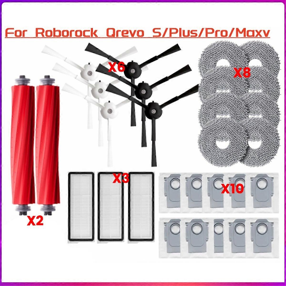 For Roborock Qrevo Maxv Qrevo Pro/S/Plus Accessories Side Brush