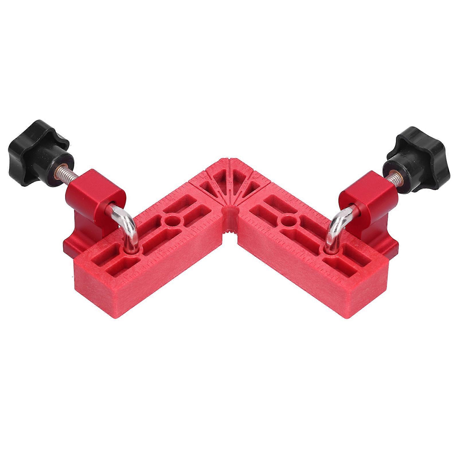 RightAngle Positioning 120x120mm Portable Plastic Woodworking Corner Clamp for Splicing Positioning