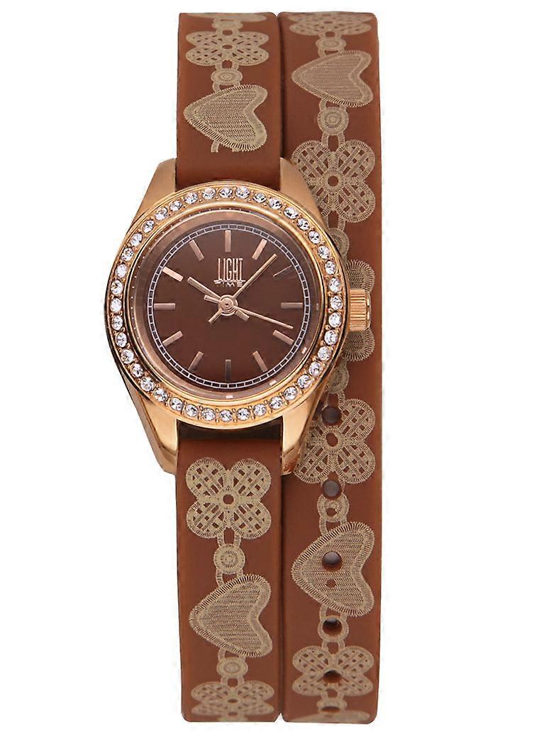 Light Time Mod. Rococo - Brown Strass