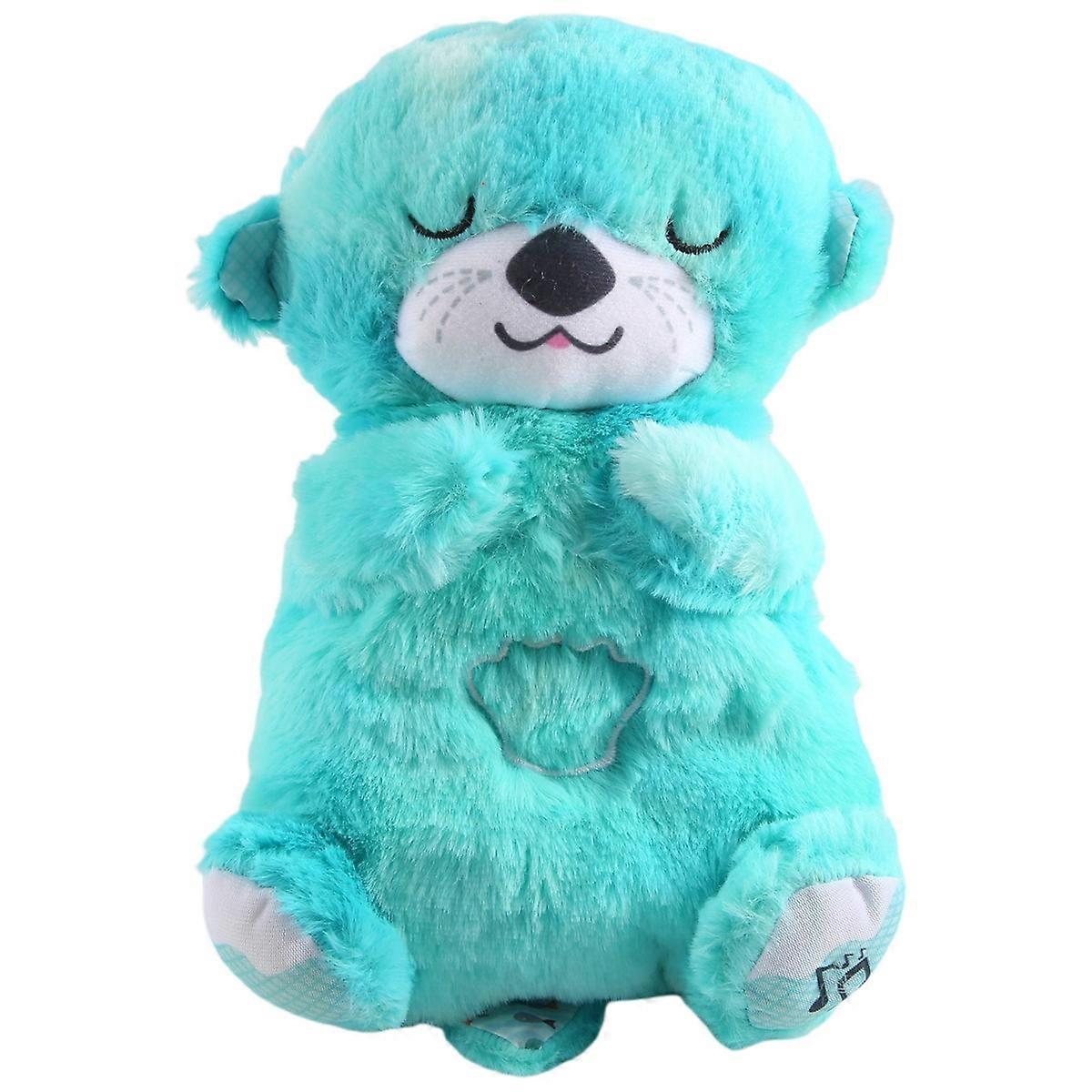 Soothen Snuggle Plush Toy Infant Breathing Baby Sleep Music-B