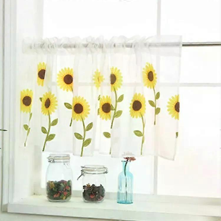 Daisy Half Curtain-Light Filtering Balcony & Bedroom Drapes by