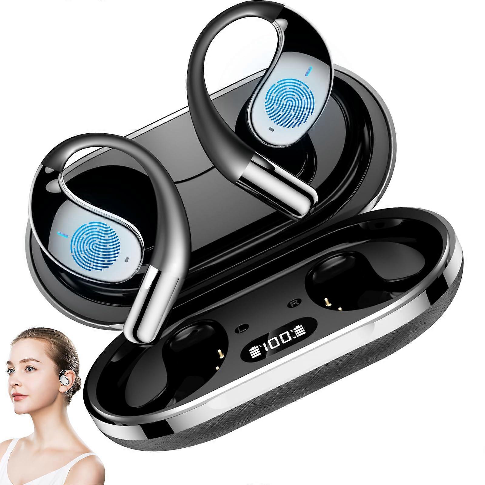 Language Translation Earbuds 3-In-1 AI Translator With 144-Language Real-Time Translation Black AI Headphones