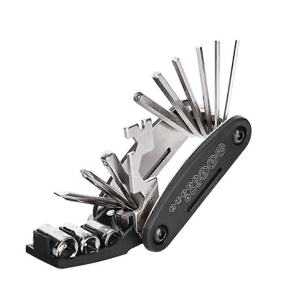 Cycling Vehicle Kit, 13 1 Bicycle MulTool, Bike Repair Vehicle Kit, suitable for most bicycles, conta 6 hexagonal keys of sizes different