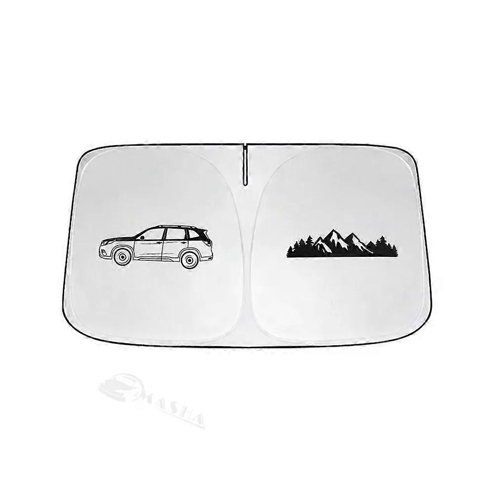 שמשת שמש לאביזרי סובארו פורסטר 2024 2023-2019 כיסוי מגן שמש מתקפל קדמי