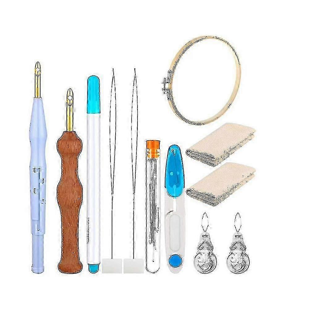 Vyšívací jehla všívací sady Nastavitelná šicí aplikace pro diy craft