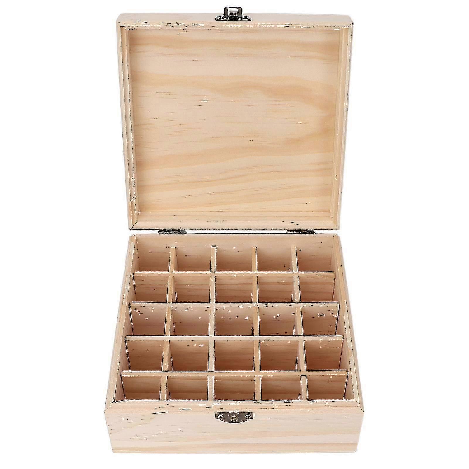 Essential Oil Case for Natural Pine Storage, Portable and Durable