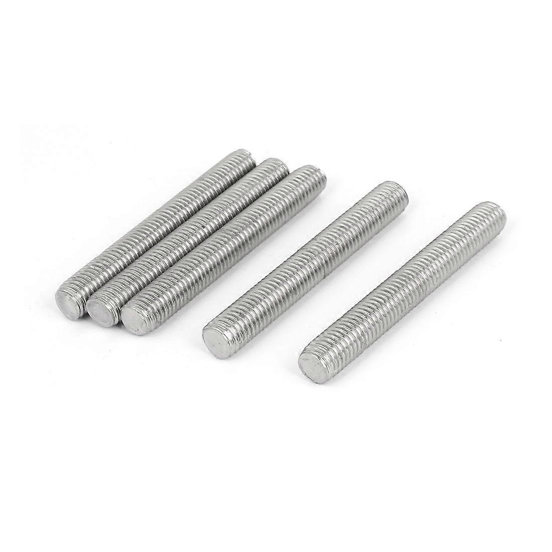 M12 x 90mm Fully Threaded Rod Stud Fastener Right Hand Thread 5PCS Metric Hardware Set