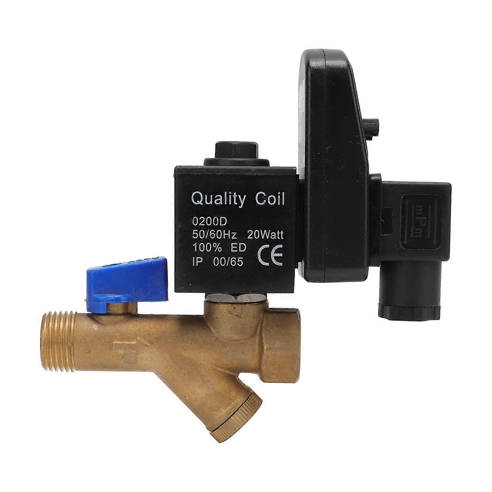 Automatic Electronic Timed Drain Valve - Air Tank/Compressor Drain Kit (OPT-B AC110V)