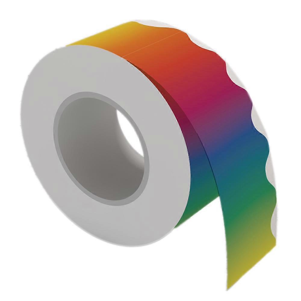 Bulletin Borders Stickers Black Board Trim Gradient Borders 65.6 ft for Classroom Home Office Decor