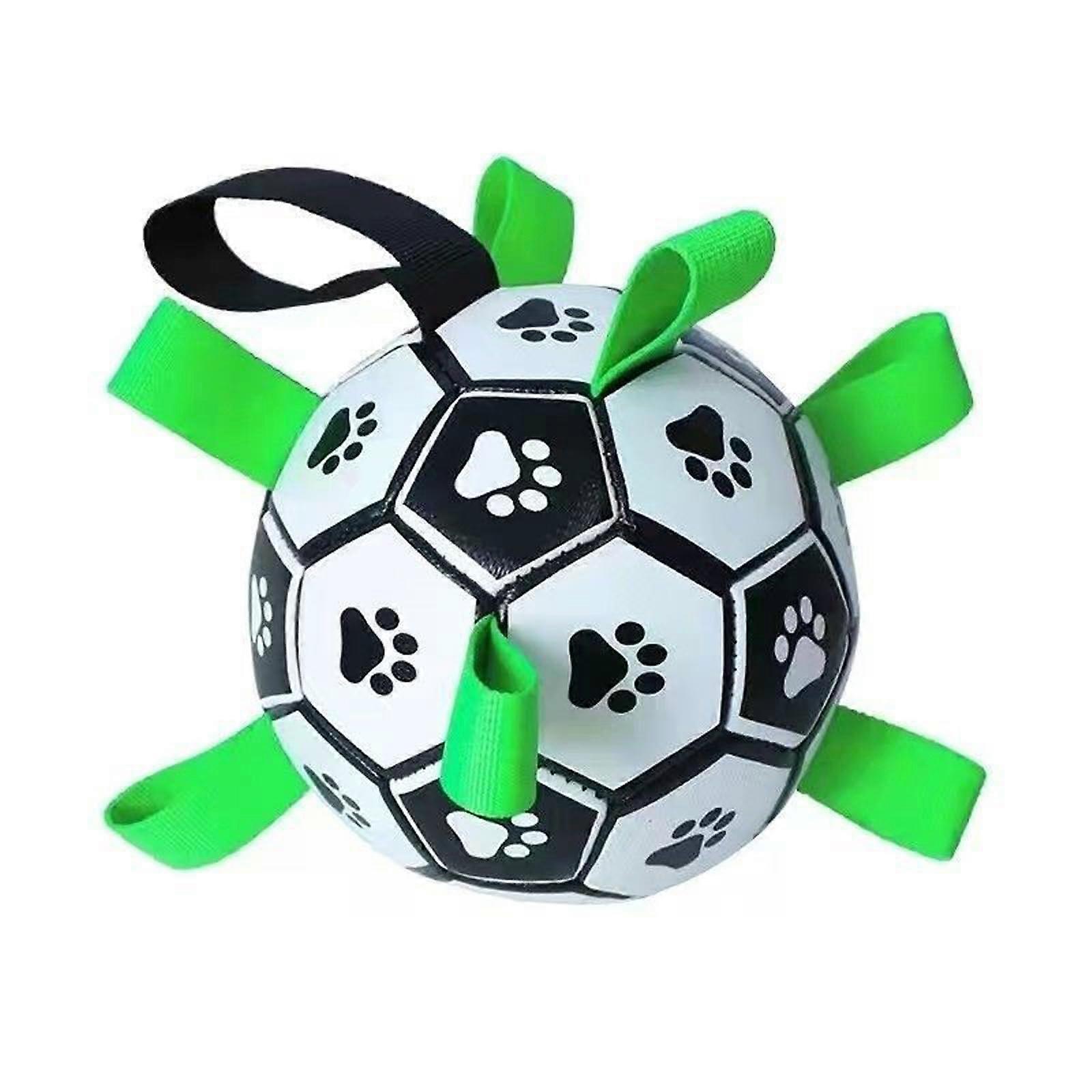 Bite Resistant SelfHelp Pet Soccer Ball Interactive Boredom Relief Rope Knot Bouncy Balls