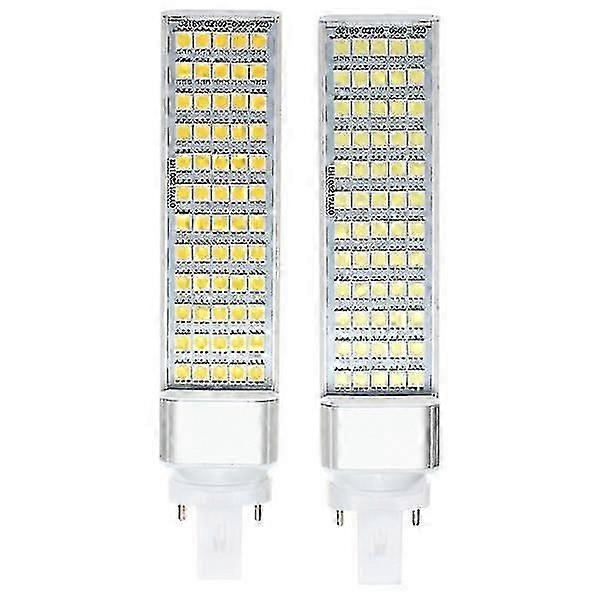 Energy Efficient G23 LED Bulb 12W - 60 SMD 5050 Non-Dimmable Warm White/White Light (85-265V) for Various Fixtures