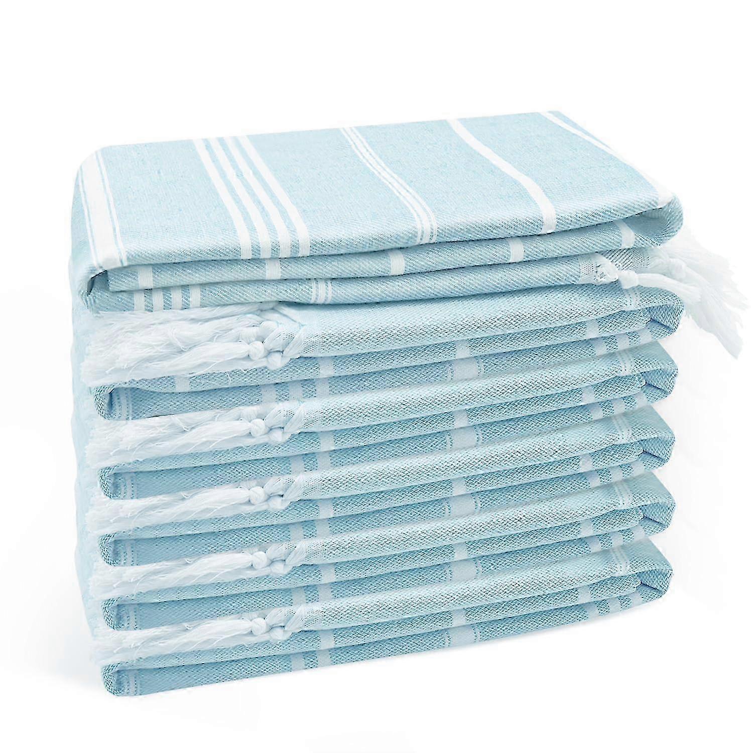 6 Beach Towels Turkish Beach Towet Set Cotton Quick Dry Sand Free Oversized for Beach 36 x 71 Inch