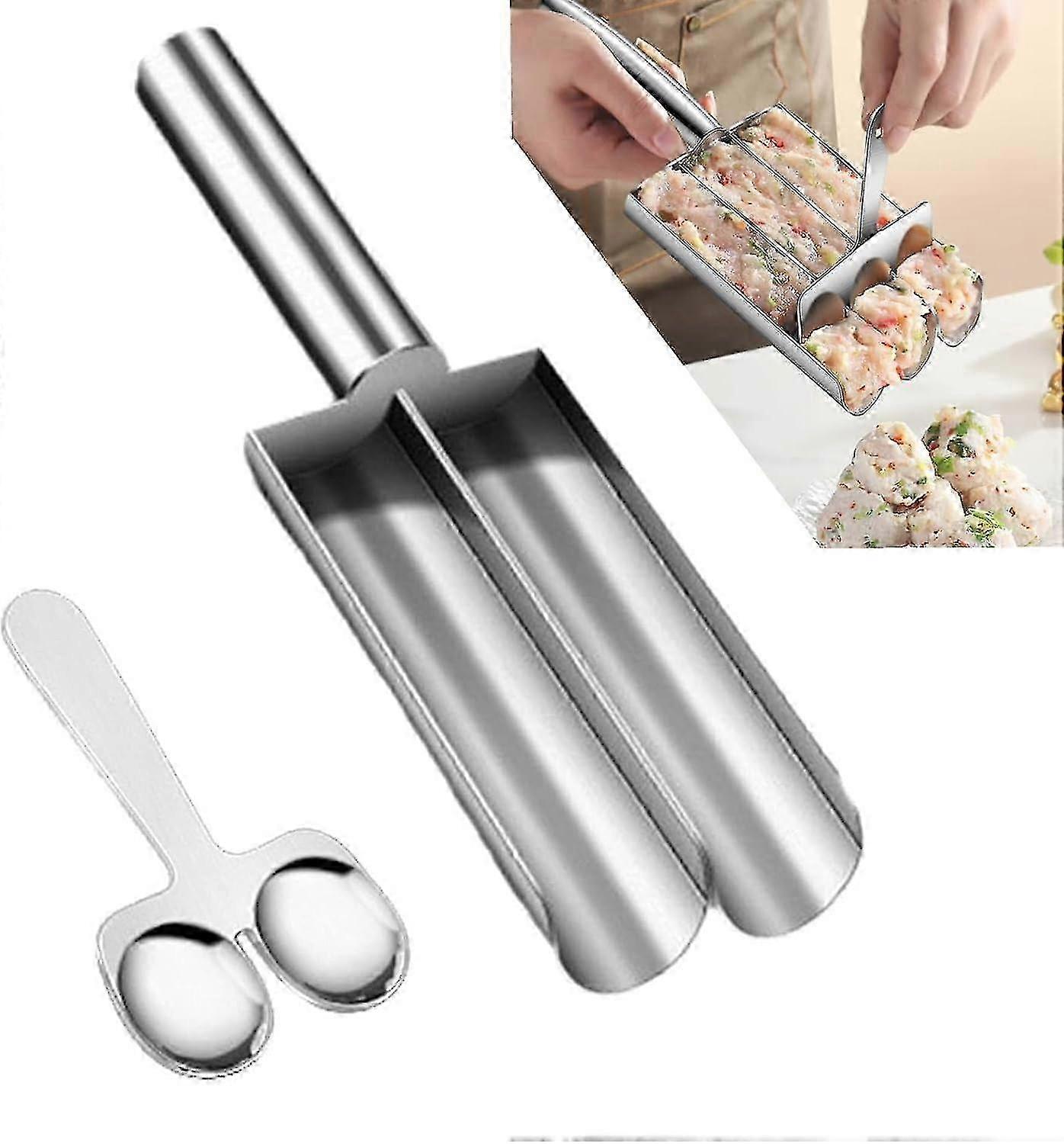 Professional Meatball Shape Tool – Manual Scoop for Fast and Even Meatballs