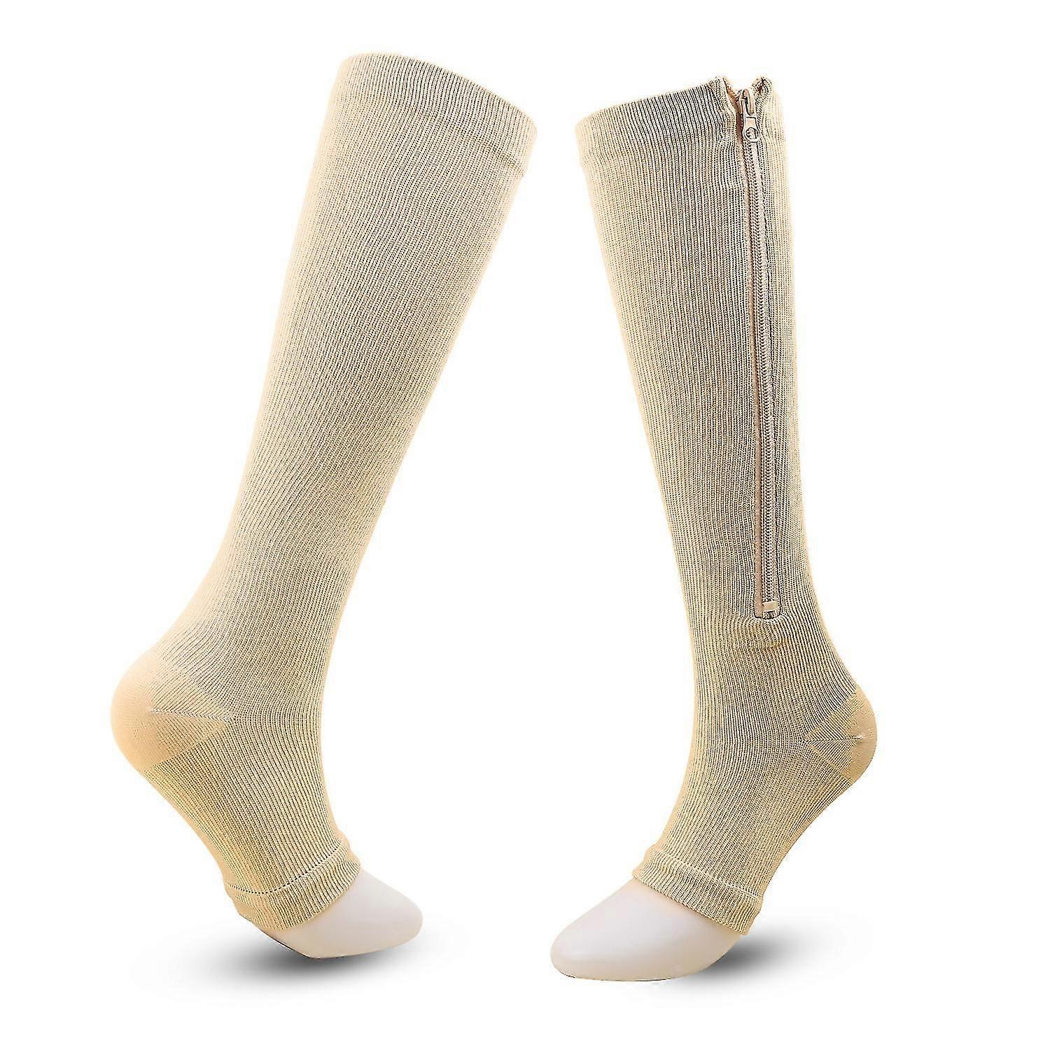 Copper Compression Sock Compression Stockings Zipper Compression Sock With Zip Chaussette De Compression Medias De