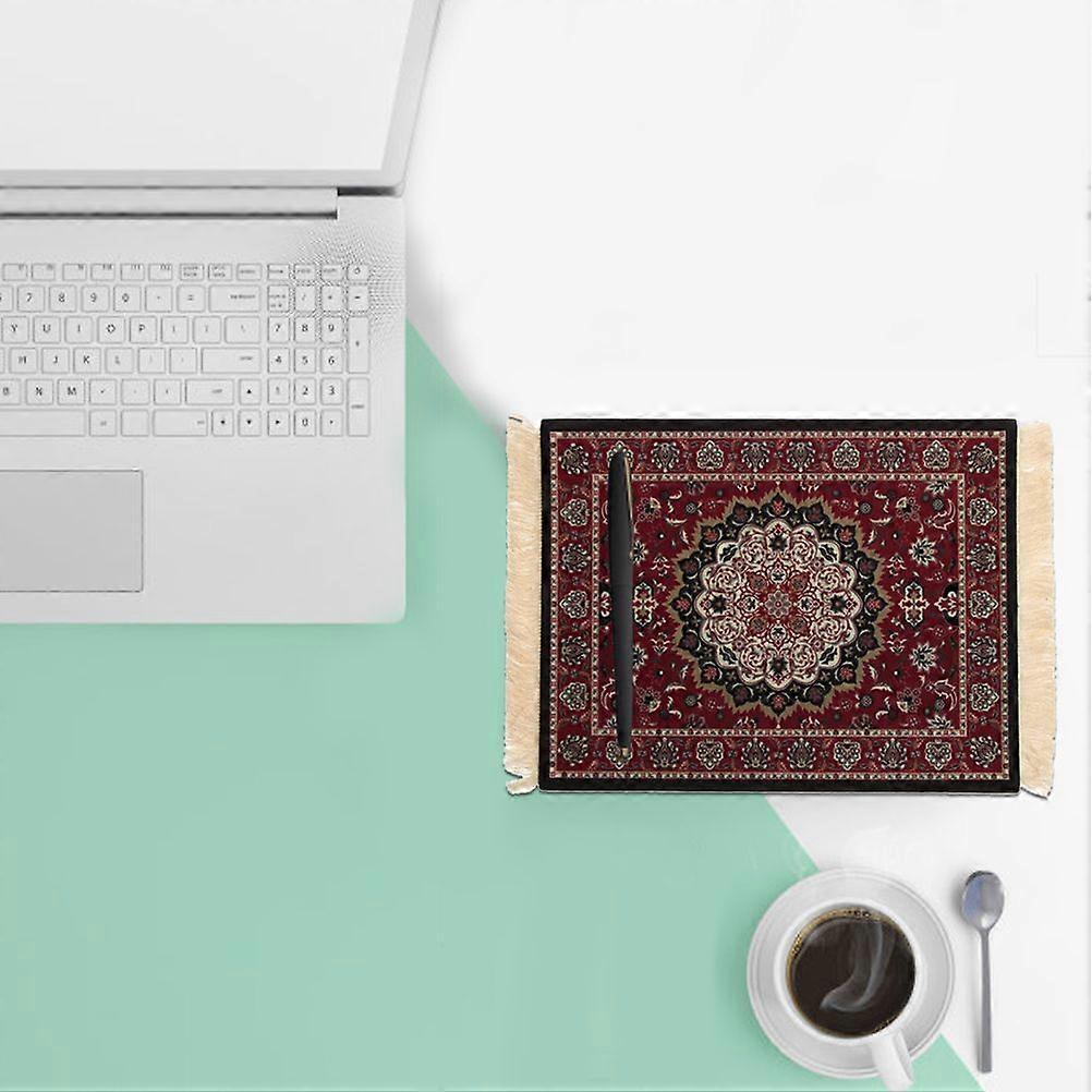 Rug Mouse Pad Oriental Persian Carpet Mouse Mat Computer Mousepad for Table Decor