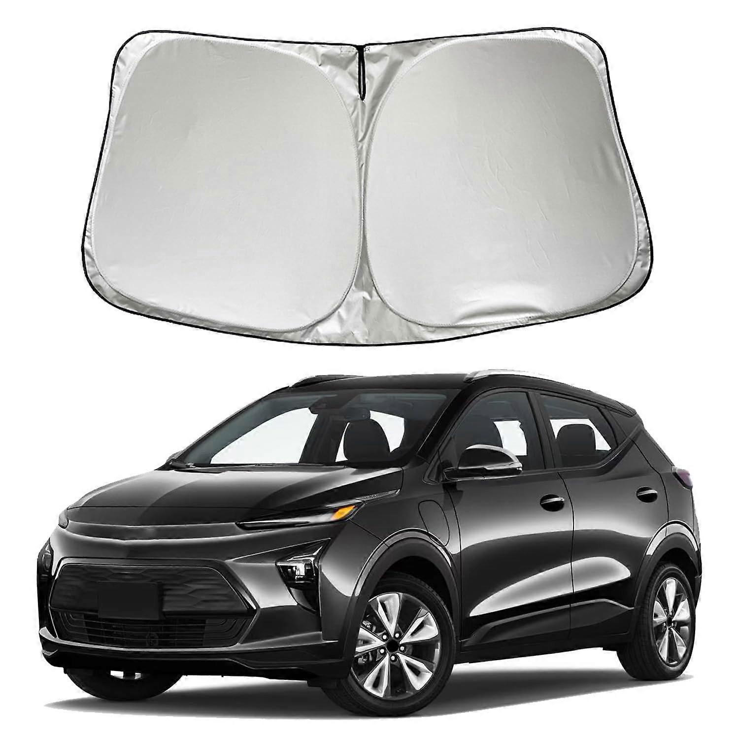 Car Windshield Sun Shade for Chevy Bolt EUV - UV Protection, Durable Material, Custom Fit Auto Accessory