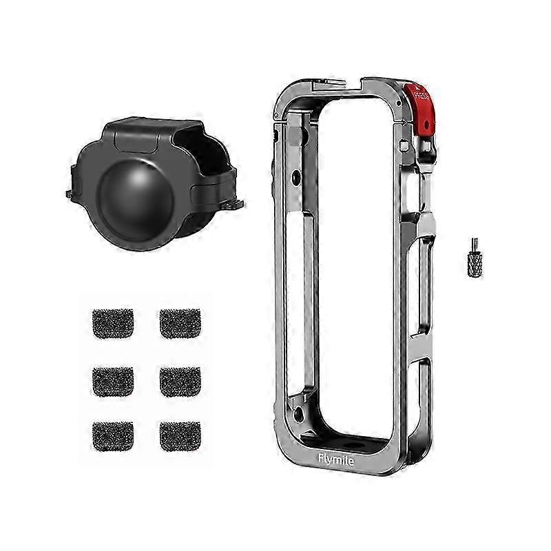 Protective Metal Shock Drop Resistant Bezel For Insta360 X5 Panoramic Camera