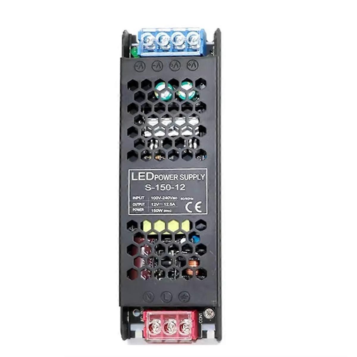 Constant Voltage Power Supply 150W Thin Driver for LED Strips Lighting Transformer Ultra Thin Driver