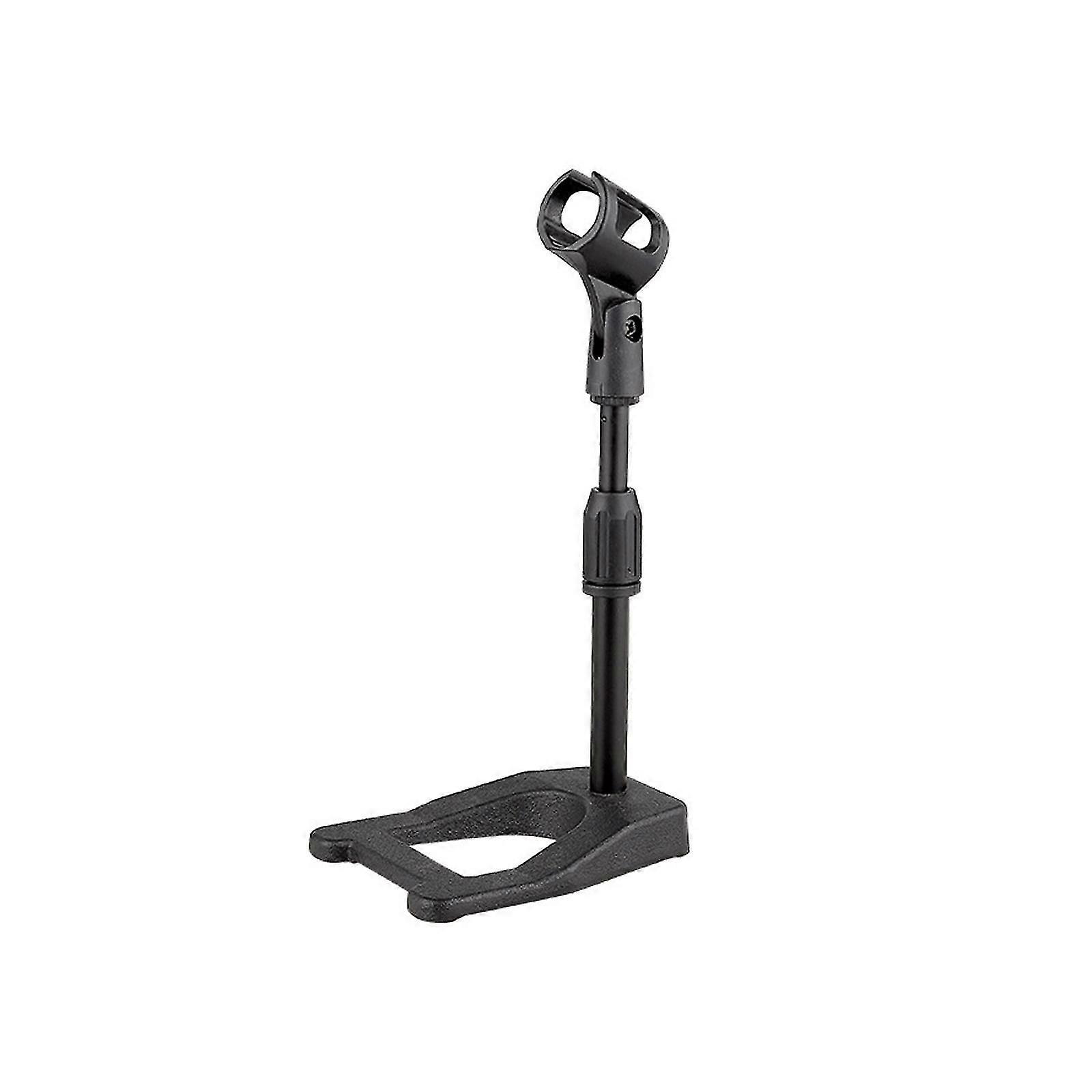 Adjustable Microphone Stand Mic Support High Compatibility Solid Lightweight Bracket Mic Clip for Home Karaoke Live Broadcast